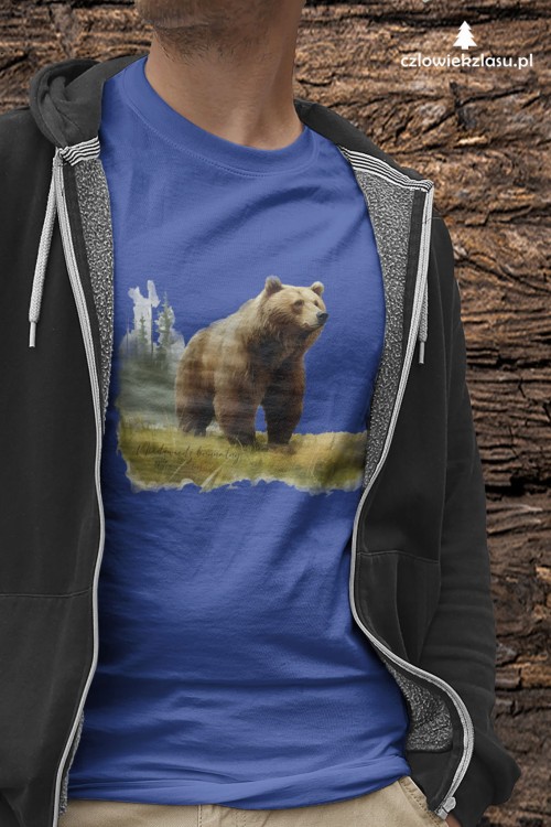 Niedźwiedź brunatny - Ursus arctos - Niedźwiedź - Prezent dla przyrodnika - Koszulka