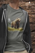 Niedźwiedź brunatny - Ursus arctos - Niedźwiedź - Prezent dla przyrodnika - Koszulka
