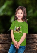 Niedźwiedź brunatny - Ursus arctos - Niedźwiedź - Prezent dla przyrodnika - Koszulka dziecięca