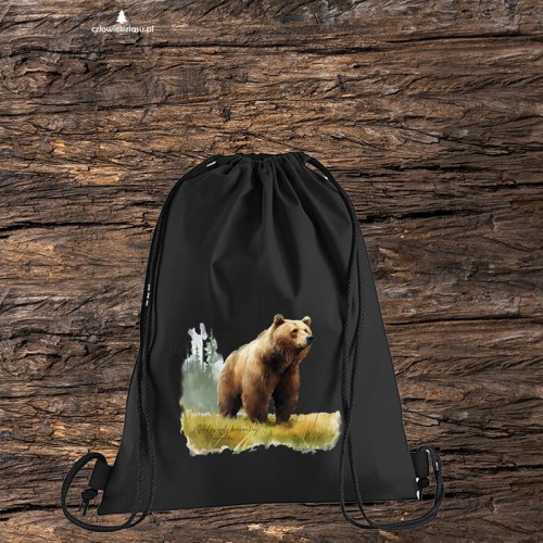Niedźwiedź brunatny - Ursus arctos - Niedźwiedź - Prezent dla przyrodnika - Worek-Plecak