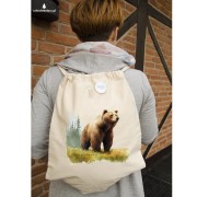 Niedźwiedź brunatny - Ursus arctos - Niedźwiedź - Prezent dla przyrodnika - Worek-Plecak