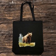 Niedźwiedź brunatny - Ursus arctos - Niedźwiedź - Prezent dla przyrodnika - Torba 2 ucha