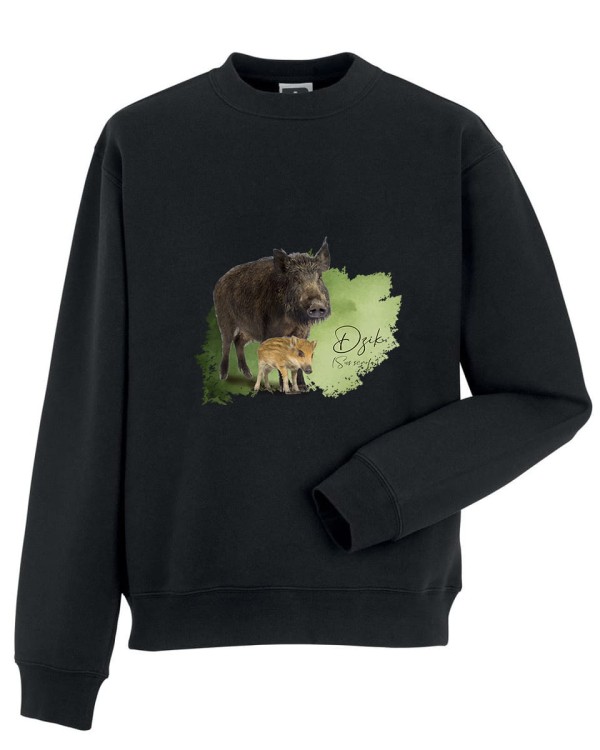 Dzik - Sus scrofa - Prezent dla przyrodnika - Prezent dla zoologa - Bluza