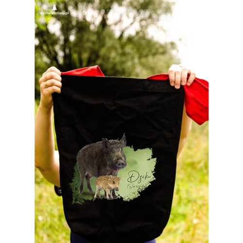 Dzik - Sus scrofa - Prezent dla przyrodnika - Prezent dla zoologa - Torba na ramię