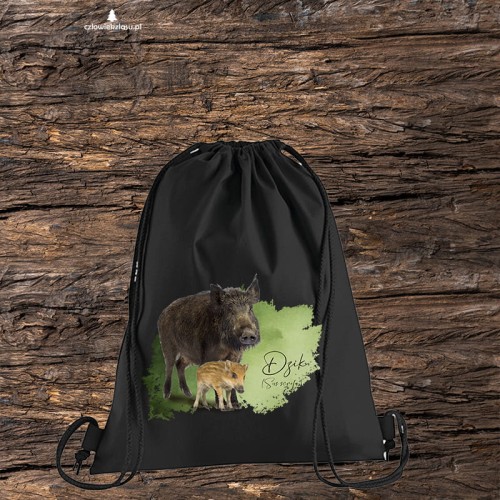 Dzik - Sus scrofa - Prezent dla przyrodnika - Prezent dla zoologa - Worek-Plecak
