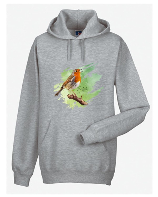 Rudzik - Erithacus rubicola - Raszka - Prezent dla ornitologa - Bluza