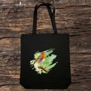 Rudzik - Erithacus rubicola - Raszka - Prezent dla ornitologa - Torba 2 ucha