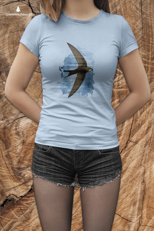 Jerzyk zwyczajny - Apus apus - Jerzyk ptak - Prezent dla ornitologa - Prezent dla przyrodnika - Koszulka