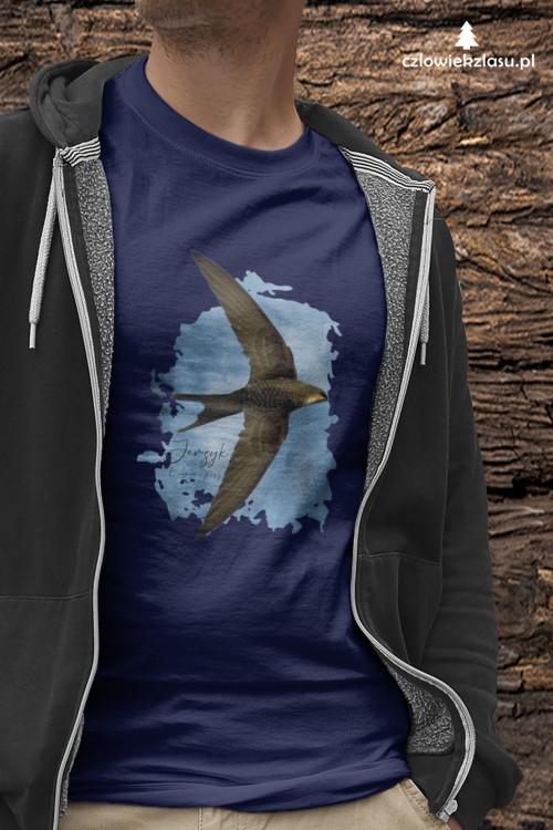 Jerzyk zwyczajny - Apus apus - Jerzyk ptak - Prezent dla ornitologa - Prezent dla przyrodnika - Koszulka