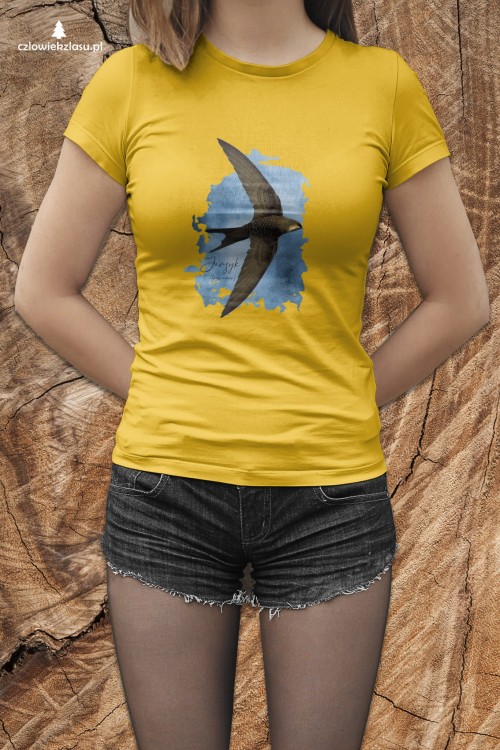 Jerzyk zwyczajny - Apus apus - Jerzyk ptak - Prezent dla ornitologa - Prezent dla przyrodnika - Koszulka