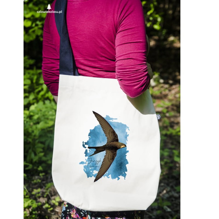 Jerzyk zwyczajny - Apus apus - Jerzyk ptak - Prezent dla ornitologa - Prezent dla przyrodnika - Torba na ramię