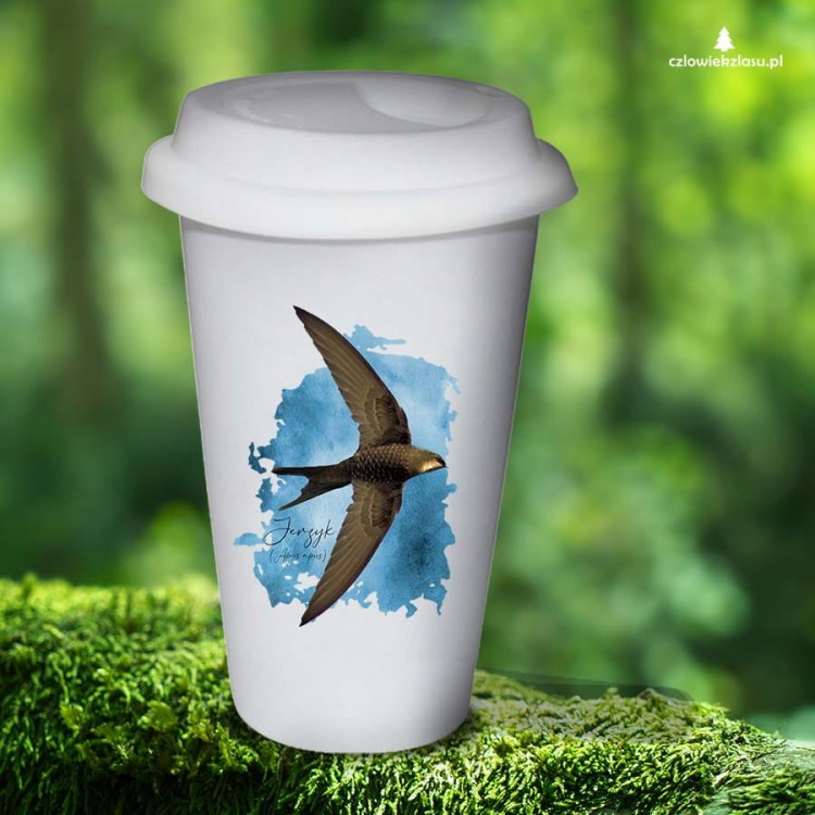 Jerzyk zwyczajny - Apus apus - Jerzyk ptak - Prezent dla ornitologa - Prezent dla przyrodnika - Tumbler