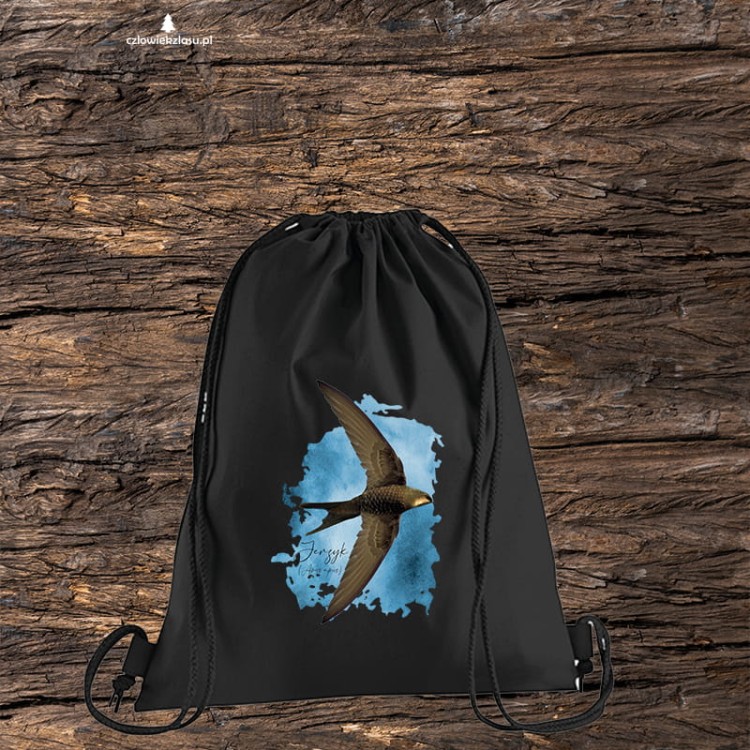 Jerzyk zwyczajny - Apus apus - Jerzyk ptak - Prezent dla ornitologa - Prezent dla przyrodnika - Worek-Plecak