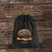 Jeż zachodni - Erinaceus europaeus - Jeż europejski - Jeż - Prezent dla przyrodnika - Prezent dla miłośnika jeży - Worek-Plecak