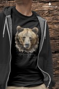 Niedźwiedź brunatny - Ursus arctos - Niedźwiedź - Głowa niedźwiedzia - Prezent dla przyrodnika - Koszulka z niedźwiedziem