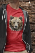 Niedźwiedź brunatny - Ursus arctos - Niedźwiedź - Głowa niedźwiedzia - Prezent dla przyrodnika - Koszulka z niedźwiedziem