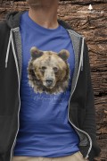 Niedźwiedź brunatny - Ursus arctos - Niedźwiedź - Głowa niedźwiedzia - Prezent dla przyrodnika - Koszulka z niedźwiedziem