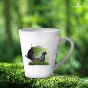 Głuszec - Tetrao urogallus - Prezent dla ornitologa - Prezent dla przyrodnika - Kubek latte