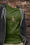 Tygrzyk paskowany - Argiope bruennichi - Prezent dla arachnologa - Prezent dla przyrodnika - Koszulka - Człowiek z lasu