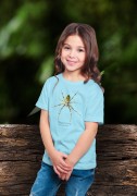 Tygrzyk paskowany - Argiope bruennichi - Prezent dla arachnologa - Prezent dla przyrodnika – Koszulka dziecięca - Człowiek z lasu