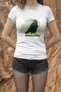Gawron - Corvus frugilegus - Prezent dla ornitologa – Prezent dla przyrodnika - Koszulka z gawronem - Człowiek z lasu