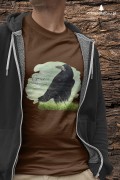 Gawron - Corvus frugilegus - Prezent dla ornitologa – Prezent dla przyrodnika - Koszulka z gawronem - Człowiek z lasu