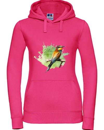 Żołna zwyczajna - Żołna pszczołojad - Merops apiaster - Żołna #2- Prezent dla ornitologa – Prezent dla przyrodnika - Bluza premium - Człowiek z lasu - Bluza z żołną