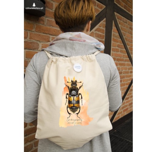 Grabarz pospolity /Nicrophorus vespillo/ - Worek-Plecak  - Prezent dla entomologa
