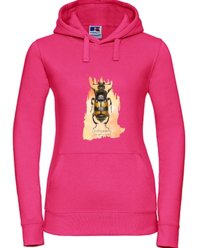 Grabarz pospolity /Nicrophorus vespillo/ -  Bluza z kapturem / Bluza bez kaptura - Prezent dla entomologa