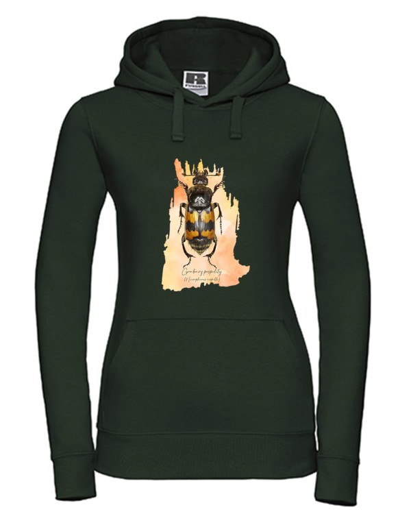 Grabarz pospolity /Nicrophorus vespillo/ -  Bluza z kapturem / Bluza bez kaptura - Prezent dla entomologa