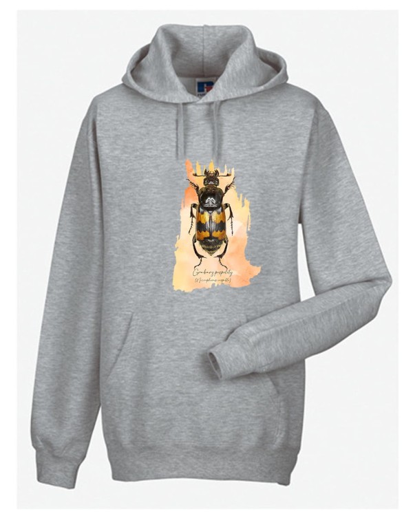 Grabarz pospolity /Nicrophorus vespillo/ -  Bluza z kapturem / Bluza bez kaptura - Prezent dla entomologa