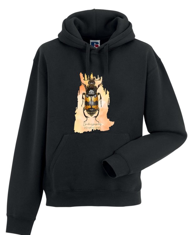 Grabarz pospolity /Nicrophorus vespillo/ -  Bluza z kapturem / Bluza bez kaptura - Prezent dla entomologa