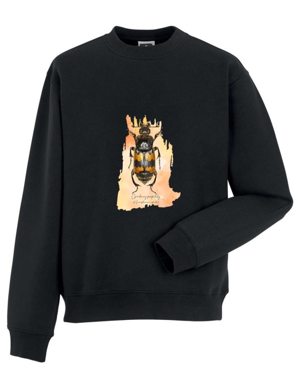 Grabarz pospolity /Nicrophorus vespillo/ -  Bluza z kapturem / Bluza bez kaptura - Prezent dla entomologa