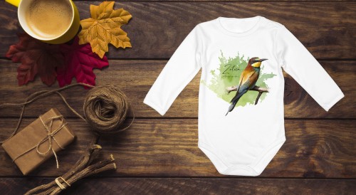 Żołna zwyczajna - Żołna pszczołojad - Merops apiaster - Żołna #2 - Prezent dla ornitologa – Prezent dla przyrodnika - Body - Bodziak