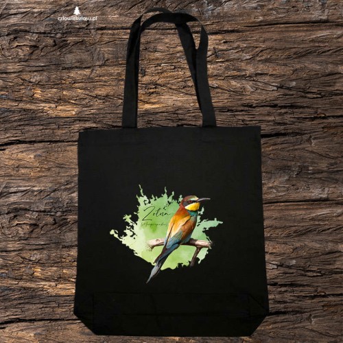 Żołna zwyczajna - Żołna pszczołojad - Merops apiaster - Żołna #2 - Prezent dla ornitologa – Prezent dla przyrodnika - Torba 2 ucha