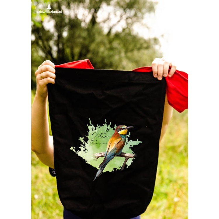 Żołna zwyczajna - Żołna pszczołojad - Merops apiaster - Żołna #2 - Prezent dla ornitologa – Prezent dla przyrodnika - Torba na ramię