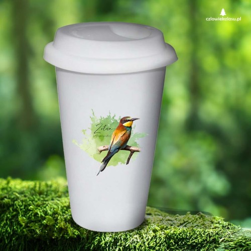 Żołna zwyczajna - Żołna pszczołojad - Merops apiaster - Żołna #2 - Prezent dla ornitologa – Prezent dla przyrodnika - Tumbler