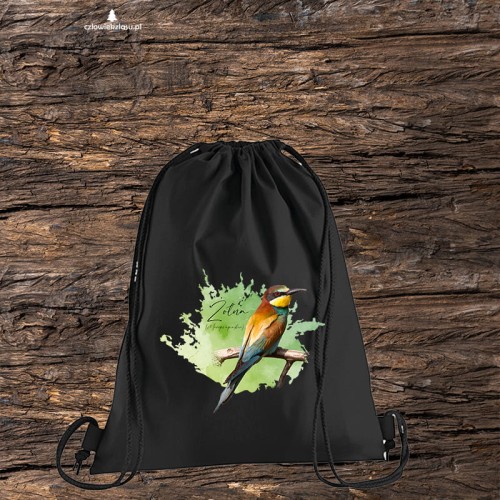 Żołna zwyczajna - Żołna pszczołojad - Merops apiaster - Żołna #2 - Prezent dla ornitologa – Prezent dla przyrodnika - Worek plecak