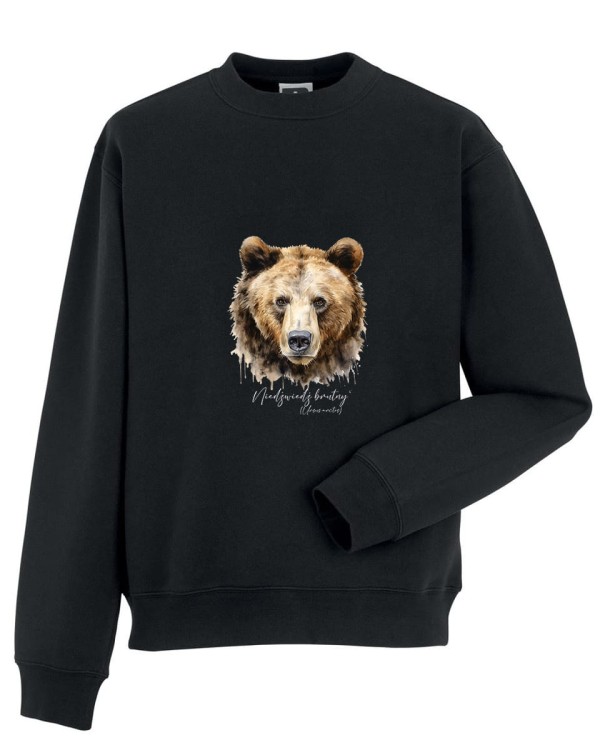 Niedźwiedź brunatny - Ursus arctos - Głowa niedźwiedzia - Prezent dla przyrodnika - Bluza