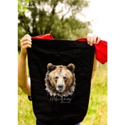 Niedźwiedź brunatny - Ursus arctos - Głowa niedźwiedzia - Prezent dla przyrodnika - Torba na ramię