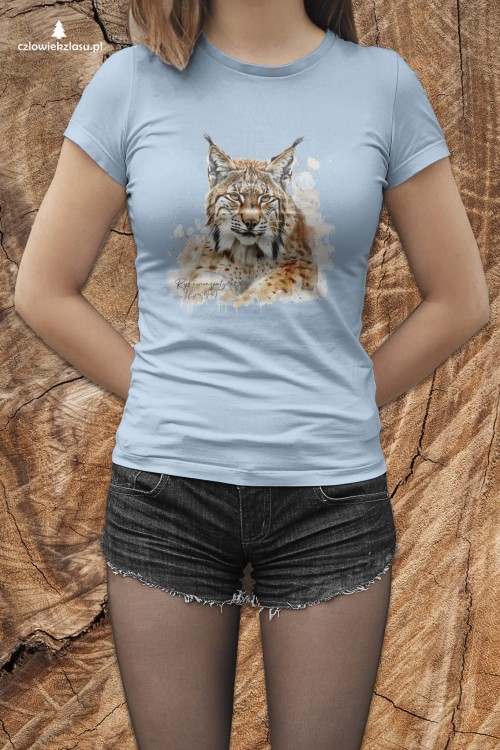 Ryś euroazjatycki #2 - Ryś - Lynx lynx – Koszulka damska / męska