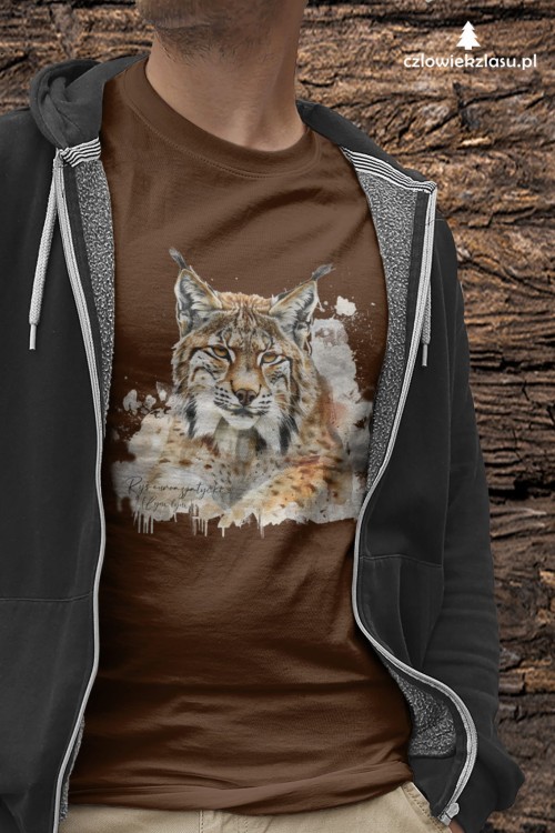 Ryś euroazjatycki #2 - Ryś - Lynx lynx – Koszulka damska / męska