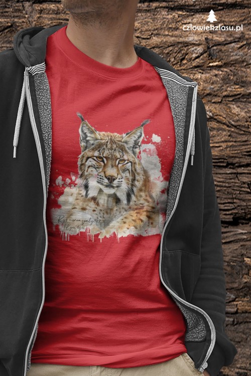 Ryś euroazjatycki #2 - Ryś - Lynx lynx – Koszulka damska / męska