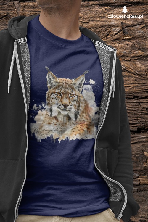 Ryś euroazjatycki #2 - Ryś - Lynx lynx – Koszulka damska / męska