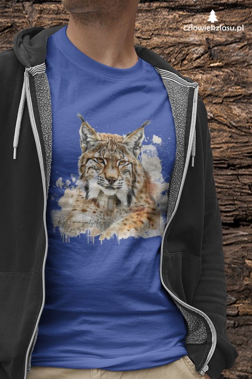 Ryś euroazjatycki #2 - Ryś - Lynx lynx – Koszulka damska / męska