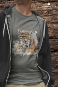 Ryś euroazjatycki #2 - Ryś - Lynx lynx – Koszulka damska / męska