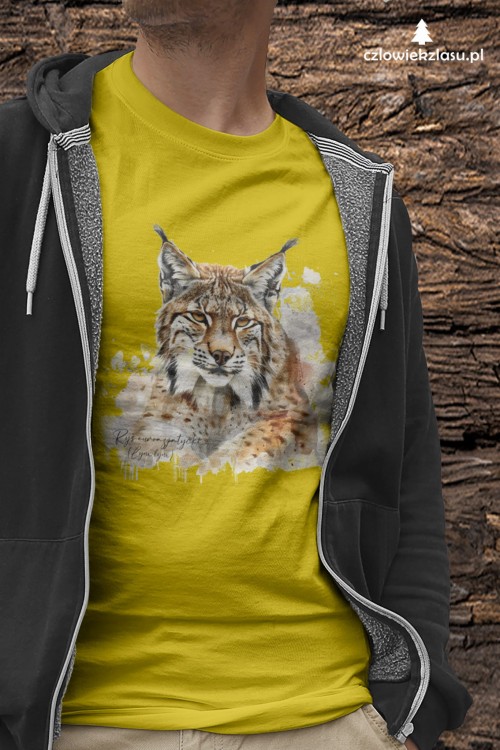 Ryś euroazjatycki #2 - Ryś - Lynx lynx – Koszulka damska / męska