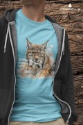 Ryś euroazjatycki #2 - Ryś - Lynx lynx – Koszulka damska / męska