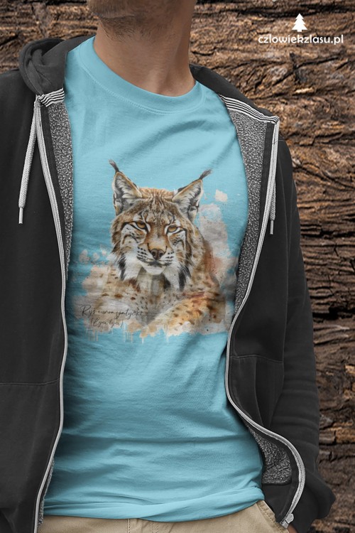 Ryś euroazjatycki #2 - Ryś - Lynx lynx – Koszulka damska / męska