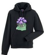 Krokus wiosenny /Crocus vernus/ – prezent dla botanika, prezent dla florysty, miłośnika roślin - Bluza z kapturem / Bluza bez kaptura